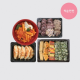 떡볶이+순대+잎새만두+모둠전 세트  이미지